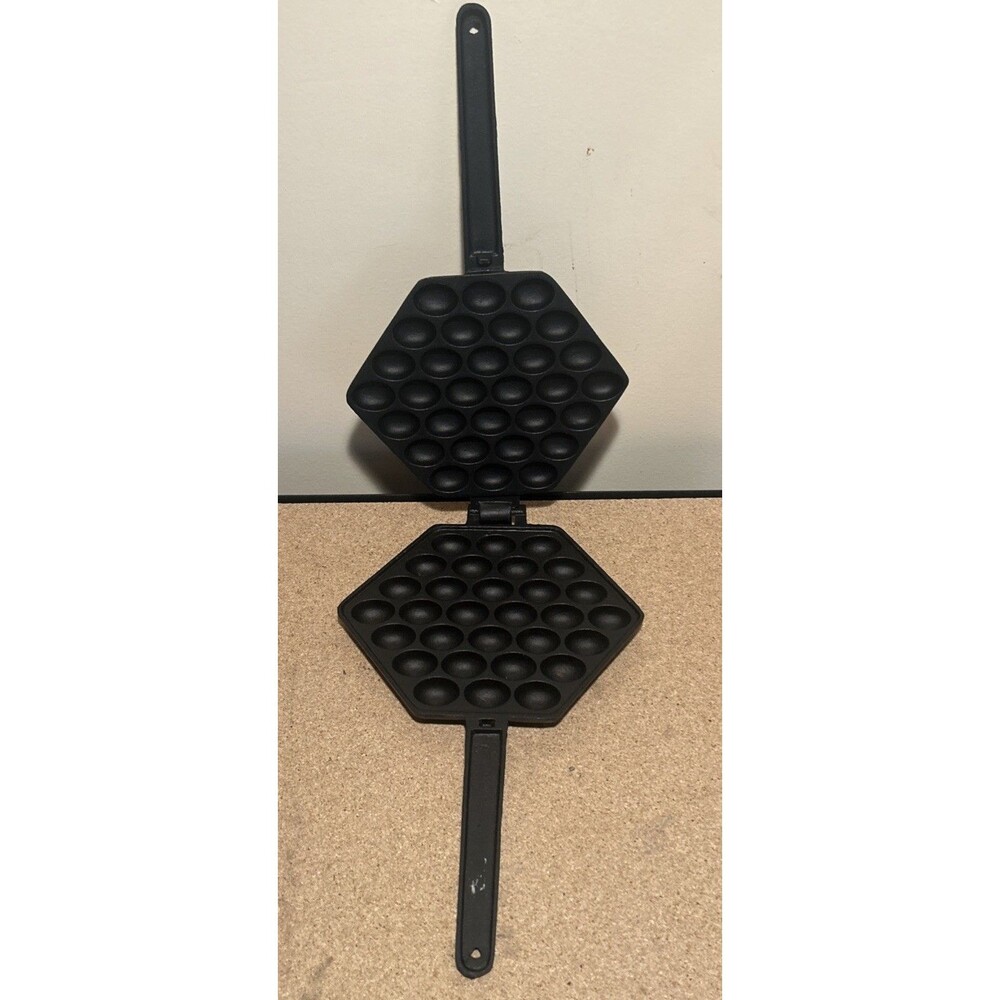 Handheld Bubble Waffle Maker Camping Breakfast Bubble Pancake Korean Pancake - Picture 2 of 3